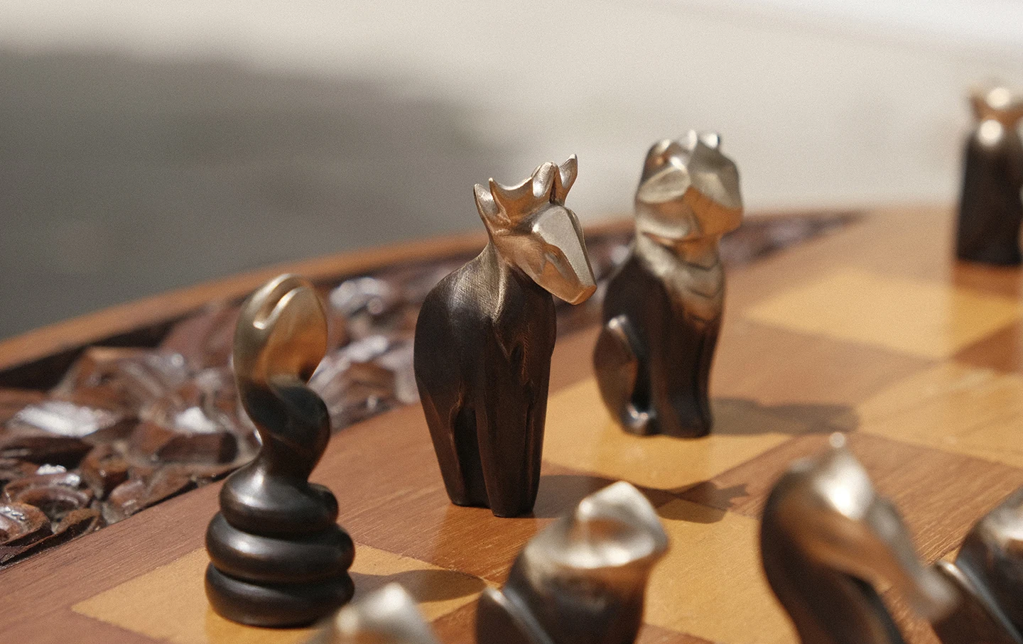 Custom Animal Chess Set