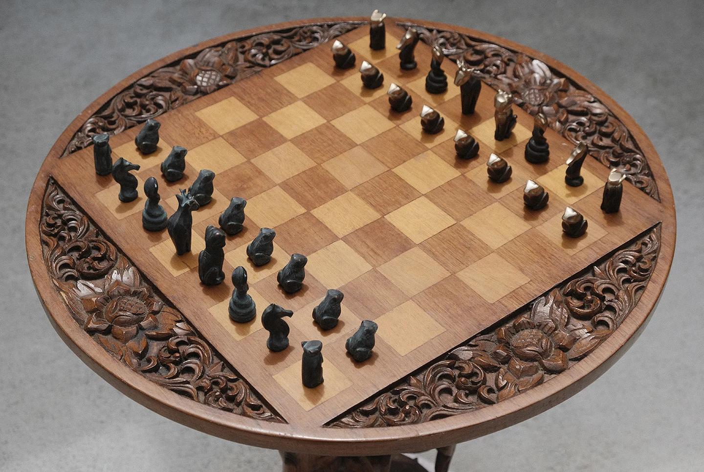 Custom Animal Chess Set